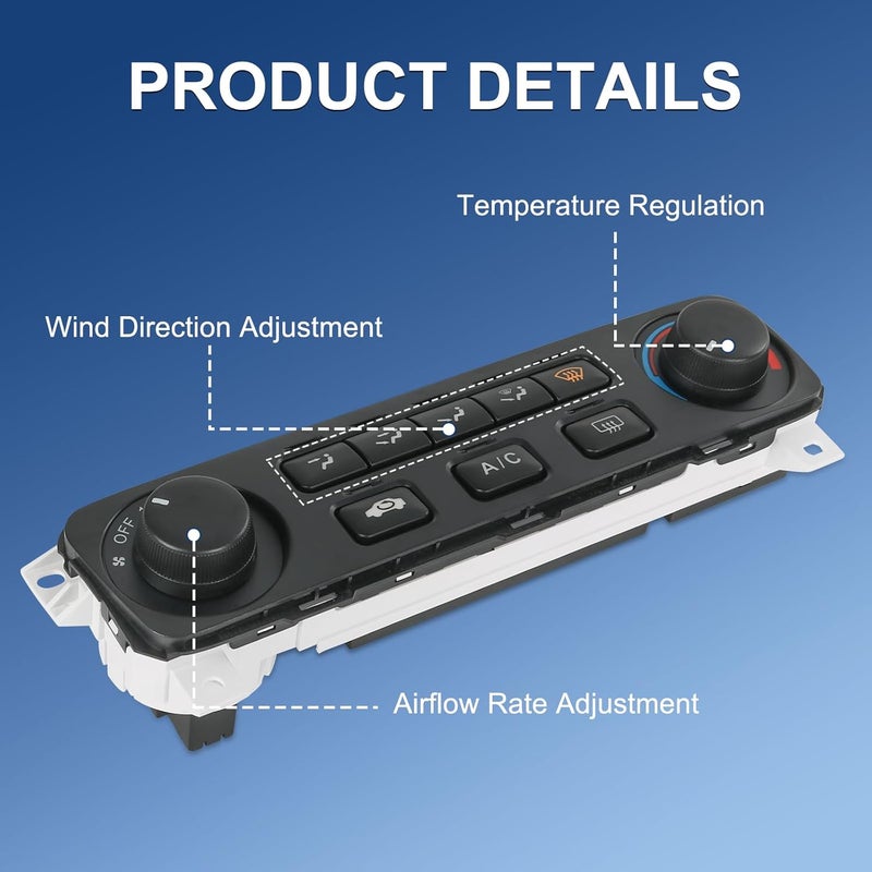 DICMIC A/C Heater Climate Control Module for 2001-2002 Honda Accord - Image 4