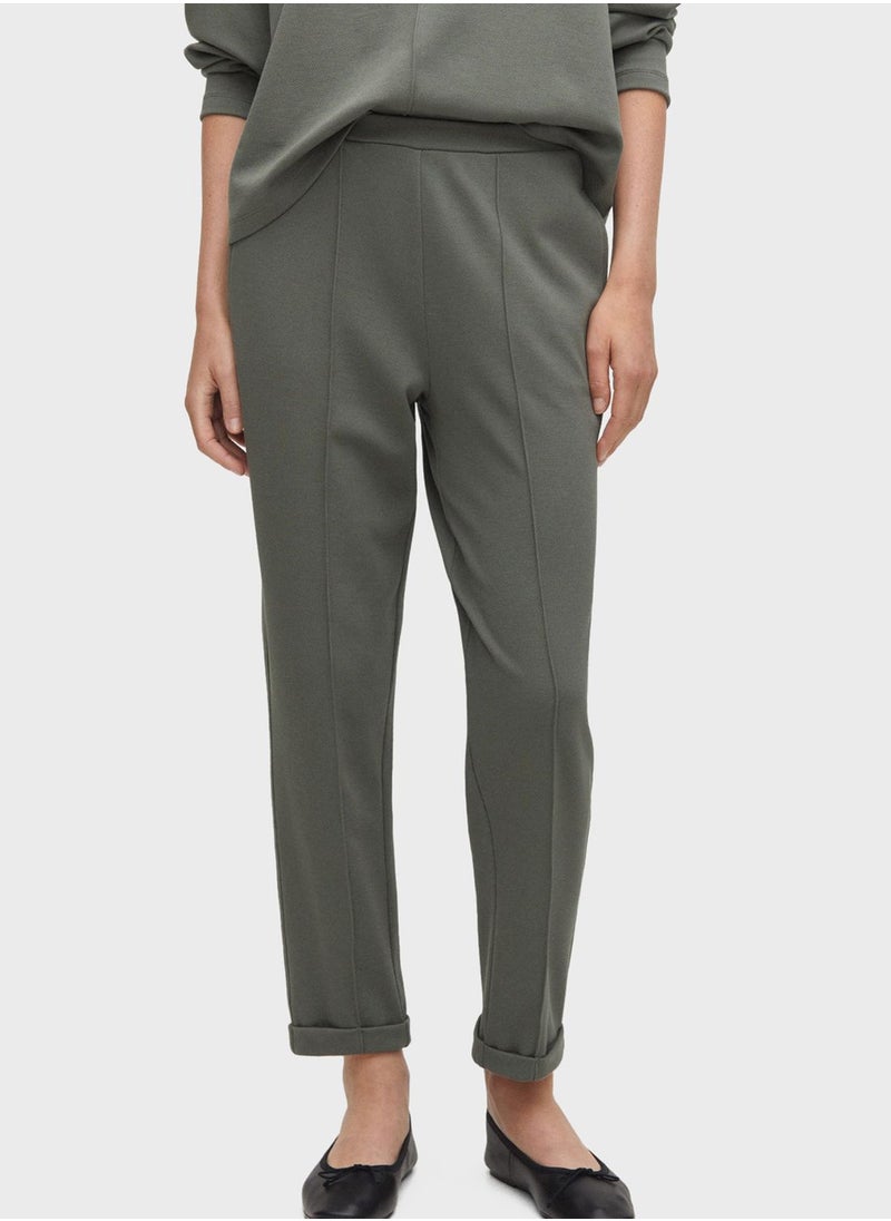 MANGO - High Waist Pants - Image 1