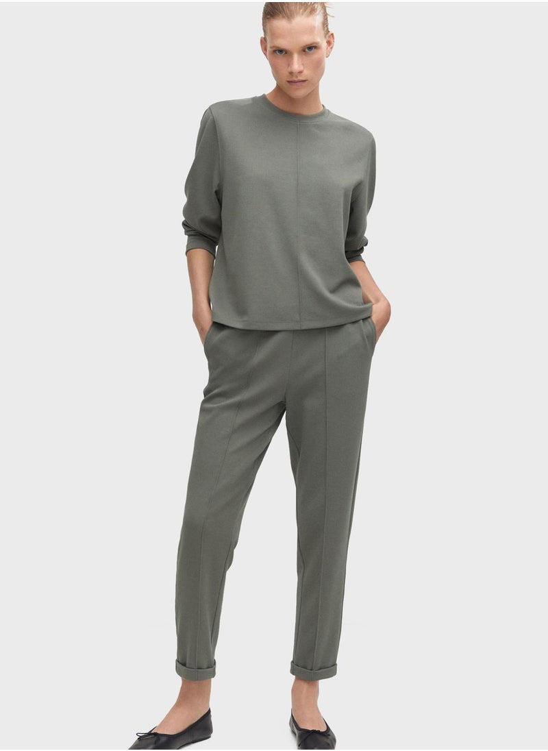 MANGO - High Waist Pants - Image 1