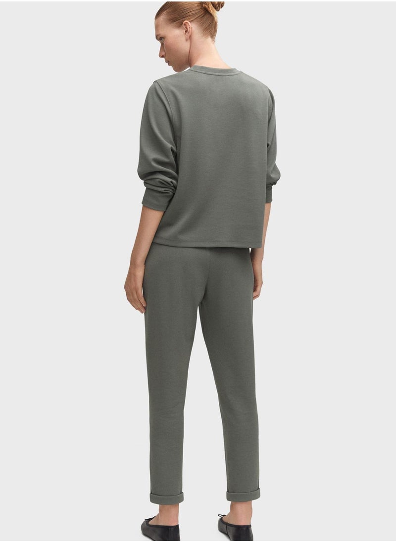 MANGO - High Waist Pants - Image 1
