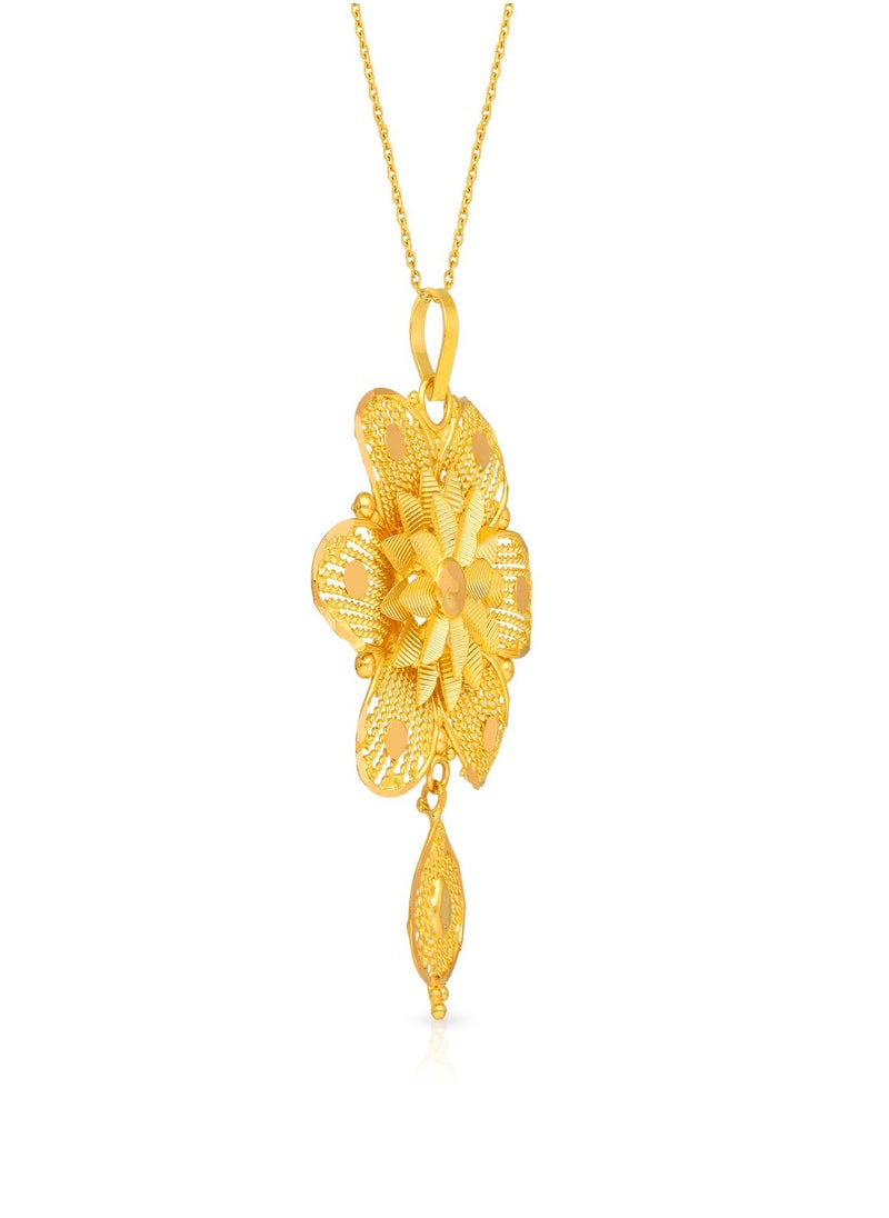 Malabar Gold and Diamonds - 22 Carat 916 Purity Yellow Gold Pendant PD3759250Y For Women - Image 1
