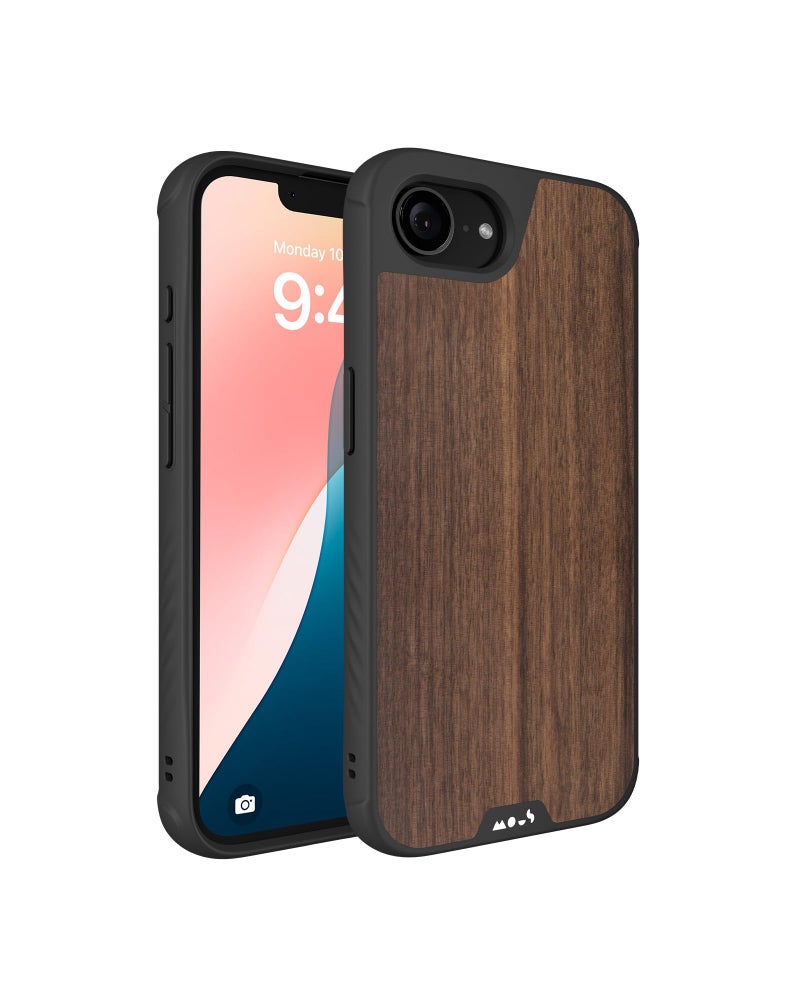 Mous for iPhone 16e Case 2025 MagSafe Compatible Limitless 60 Walnut Protective Shockproof Phone Cover - Image 2