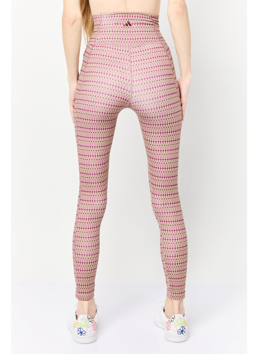 Adidas Women Sportswear Fit Pull On Training Leggings, Multicolor  - Image 4