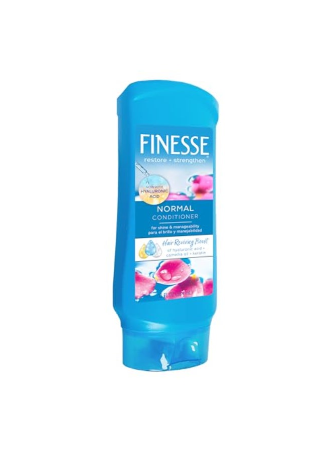 FINESSE Restore Strengthen Normal Conditioner 13 oz Pack of 6 Enhance Hairs Shine Manageability - Image 1
