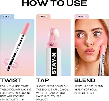 Sacheu Cheek STAYN Blush Tint Rich High Pigment and Buildable Blendable Formula Lightweight Dewy and Radiant Flushed Cheeks Infused With Squalane and Centella Asiatica Im Guilty 10ml - Image 5