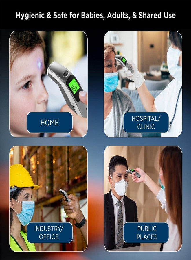 Dr Trust (USA) Forehead Digital Infrared Thermometer for babies and Adults with color Coded Fever Guidance (silver)- 603 - Image 5