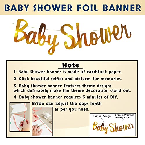TOYXE Baby Shower Decoration Balloons Banner Set of 127 Pcs - Image 4