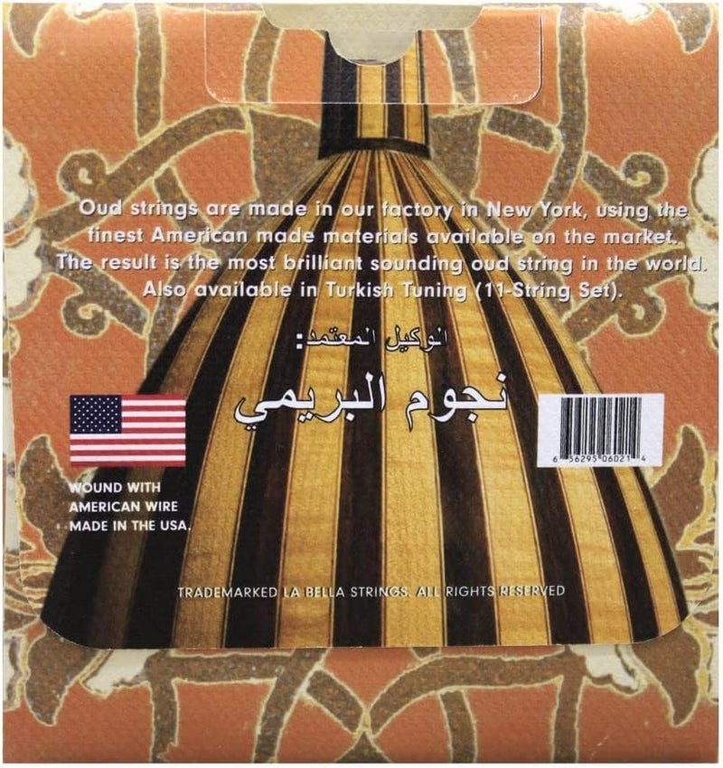 La Bella Oud Strings - 12-String Set with Optional High 'F' - Image 2