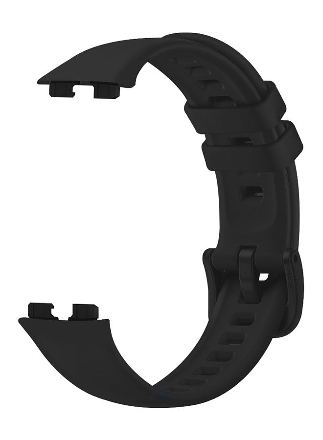 CATANES Huawei Band 8 and Band 9 Watch Band for Men Women Sport Watch Strap Lightweight Silicone Replacement Band Black - Image 1