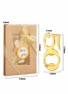 SYOSI Bottle Openers Soda Juice Bottle Drinking Opener Kitchen Tools for 50th Birthday Party Favors 50th Wedding Anniversaries Party Gifts Souvenirs Decorations for Guests Wedding Gift 6PCS  - Image 2