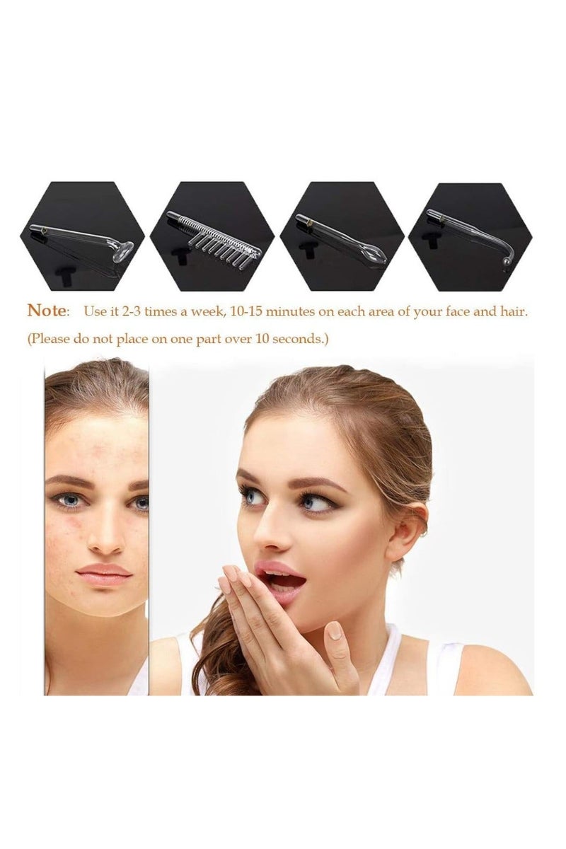 High Frequency Machine , Portable Handheld High Frequency Facial Wand Acne for Skin - Image 4