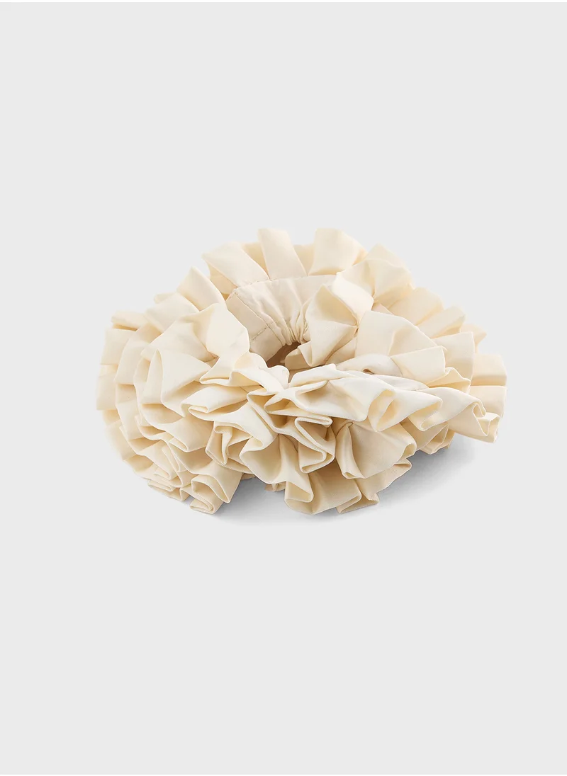 MANGO Mini Ruffled Scrunchie