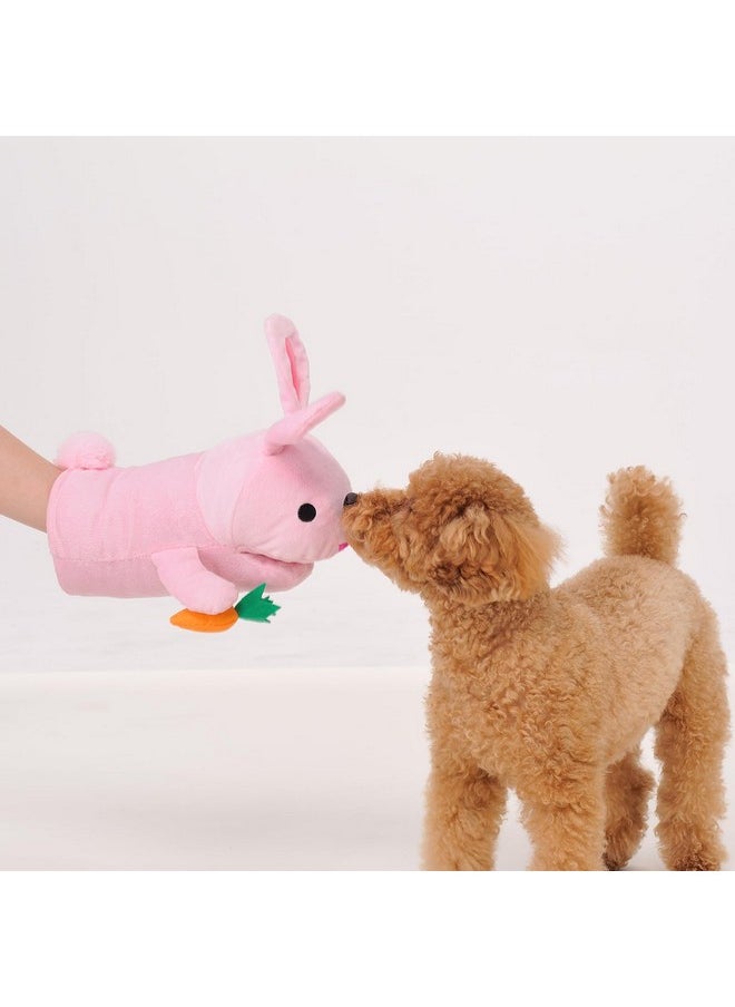null - BONBI ALCON Animal Mitten Happy Zoo Bear, Plush Dog Chew Toy, with Whistle - Image 1
