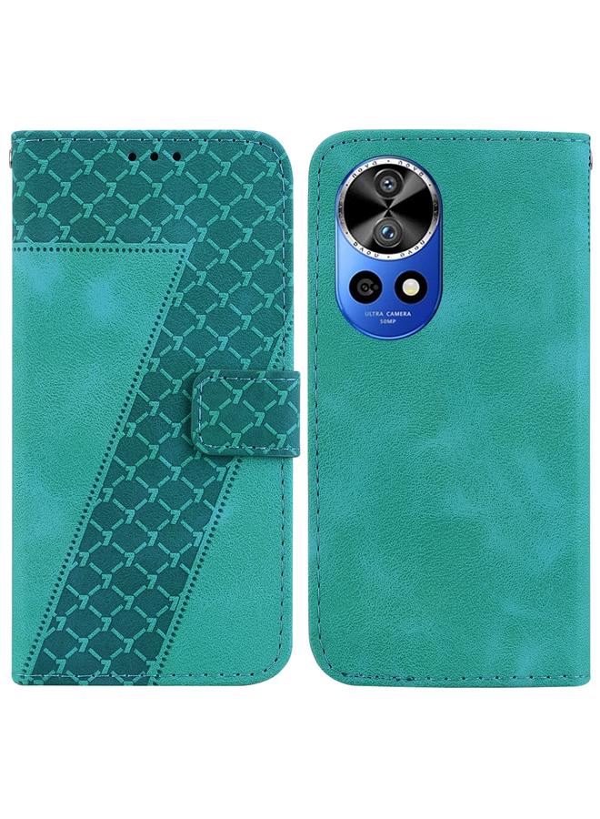 S-TOP Case For Huawei nova 12 Ultra Seven-shaped Embossed Leather Phone Case - Image 1