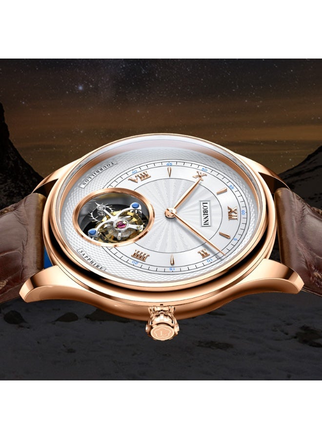 Lobinni Luxury Tourbillion Movement Automatic Waches  41mm - Image 5