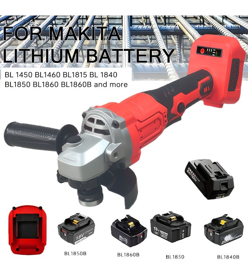 Brushless Angle Grinder Cordless Rotary Tool Compatible With Makita Angle Grinder Battery Not Included For Metal Polishing Home Renovation Automotive Repair And Lightweight Tasks - Image 2
