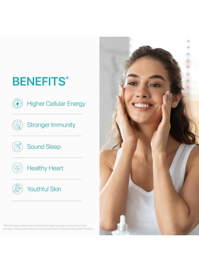 Decode Age Decode Age LongeVit & ResVit | Combo for Healthy Ageing | Boosts Energy | Antioxidant Blend | Metabolic Health (60 Veg Tablets)  - Image 2