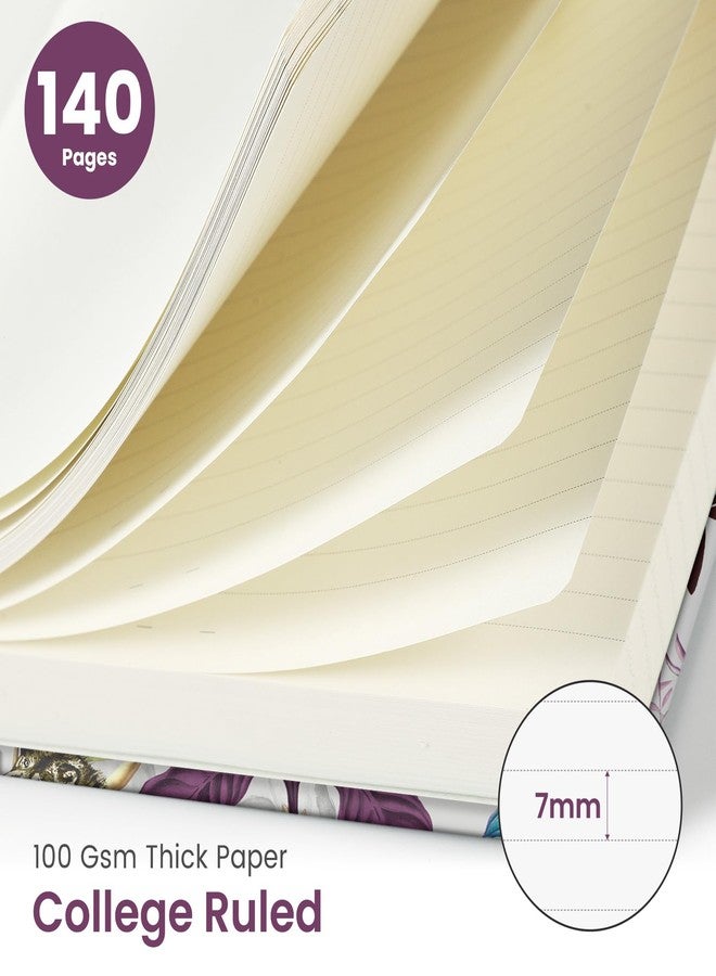Taja Lined Spiral Journal Notebook for Women, A5 Cute College Ruled Hardcover Notebook for Work & Note Taking, Pretty Journal for Writing, 140 Pages, Jungle - Image 2