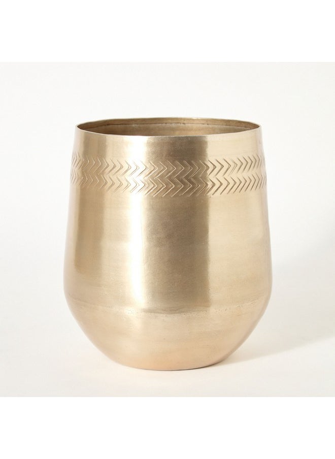 Home Box Nydril Aluminium Hammered Planter 20 x 20 x 23 cm  - Image 5