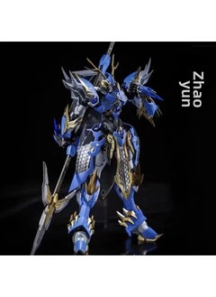Gundam Model Three Kingdoms Moving Nuclear And Acna Lu Bu Cao Ren Snow White Mecha Assembled Hand-made Toy Blind Box-Color:Make A Wish—zhao Yun [must Release Model]