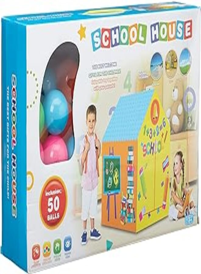 School shaped playing tent for kids