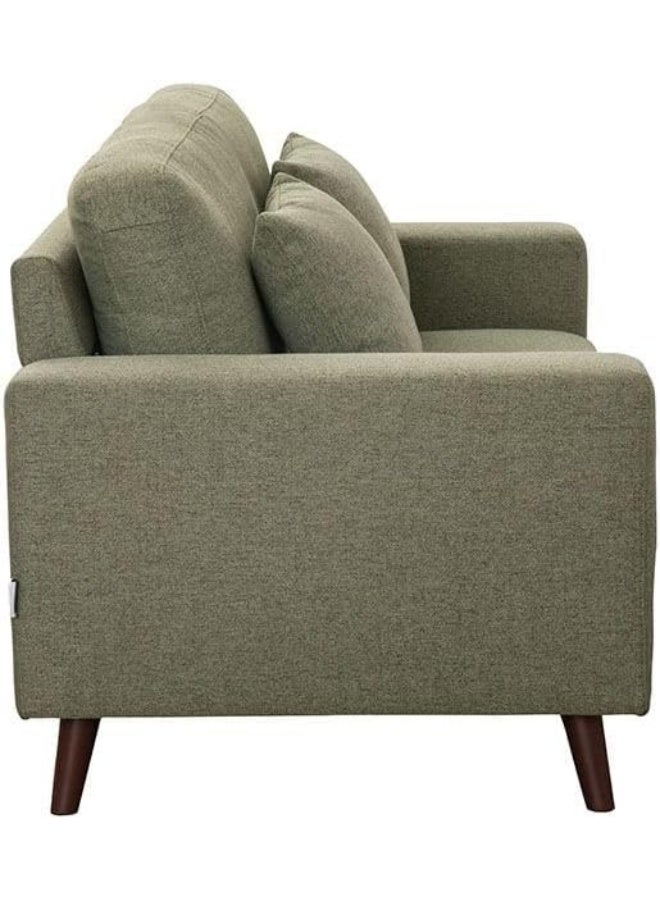 Comfynest Comfynest Caspian 2-Seater Fabric Sofa With 2-Year Warranty 156X92X90Cm Light Green - Image 4