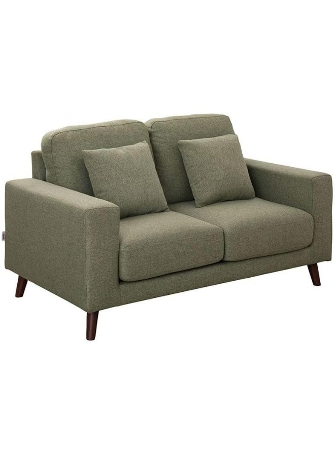 Comfynest Comfynest Caspian 2-Seater Fabric Sofa With 2-Year Warranty 156X92X90Cm Light Green - Image 3