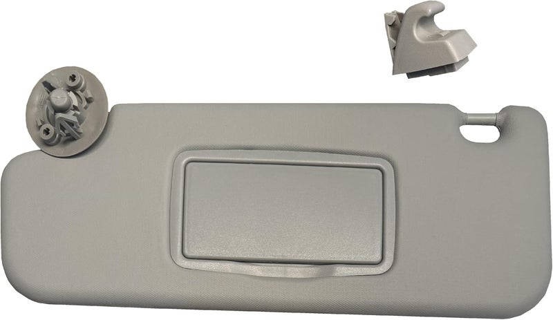 2M PLASTIC Gray Sun Visor Replacement for Chevy Sonic & Spark (2012-2020, 2011-2022) - Pair - Image 1