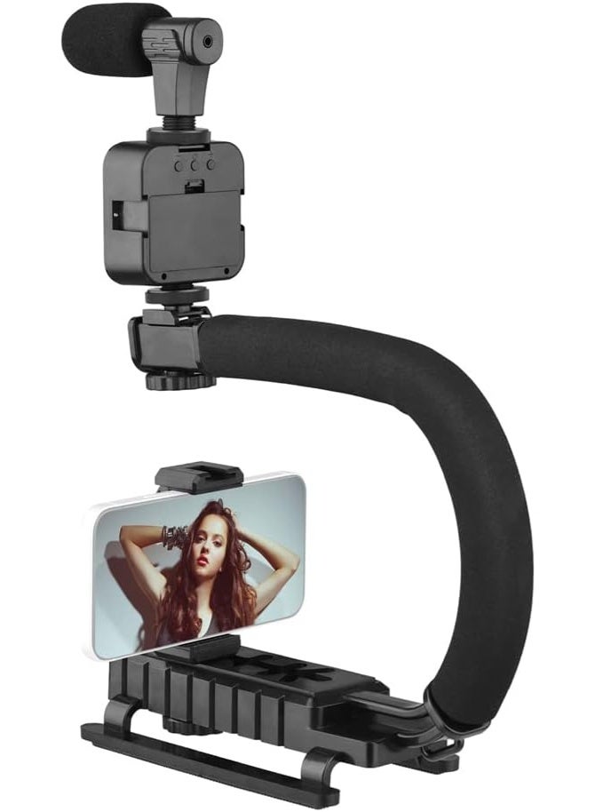 AY-49U Portable U-Shaped Camera Mount – Multi-Color C-Clamp Accessories for Smartphones & DSLR Video Shooting Outdoors - Image 5
