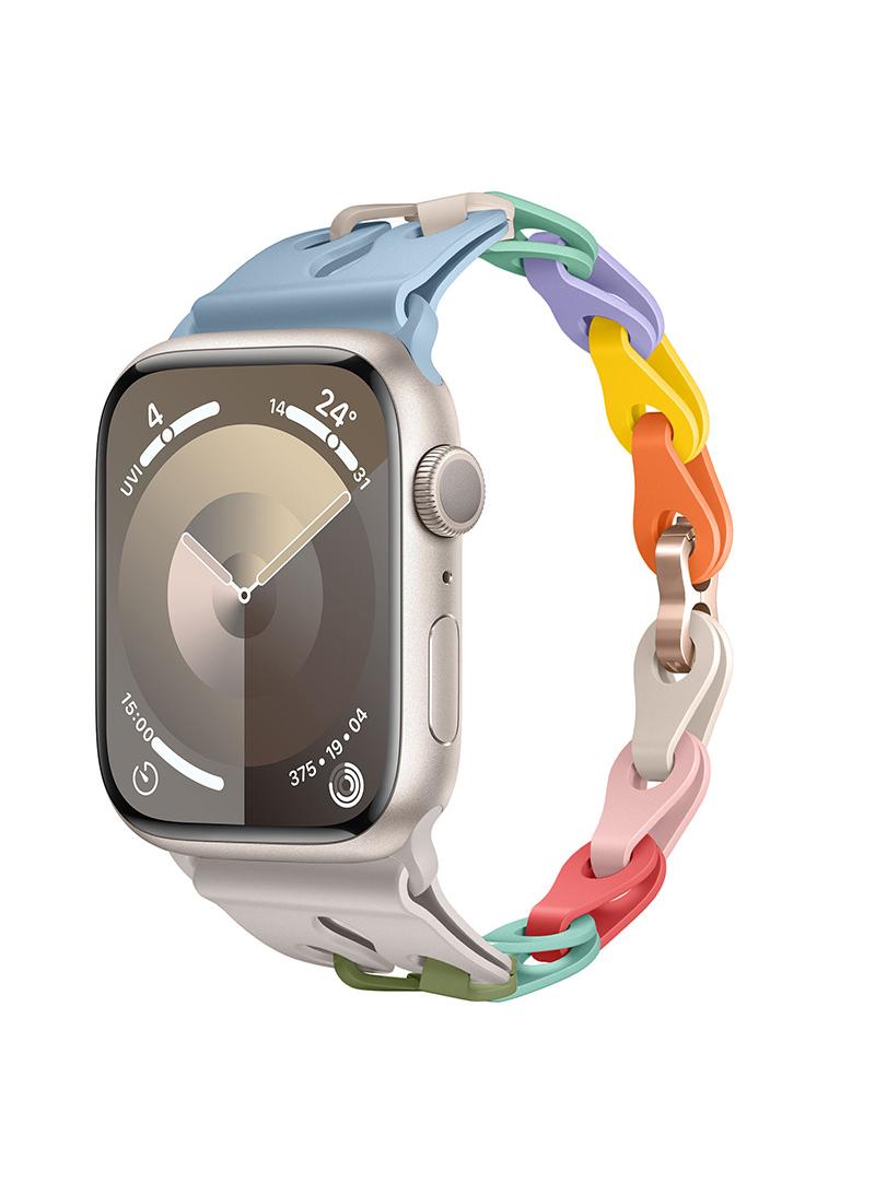 Y&D For Apple 42/44/45/49mm Fashion Hollow Silicone Bracelet Strap - Image 2