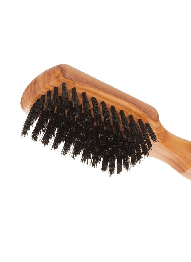 REDECKER Wild Boar Bristle Men'S Hairbrush With Waxed Olive Wood Handle 6 7 8 Inches  - Image 2