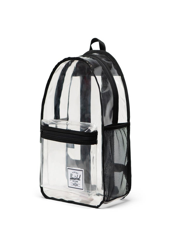هيرشل سبلاي كو حقيبة ظهر كلاسيكية من هيرشل سابلاي كو، شفافة/سوداء، قياسية - 26 لترًا - Image 2