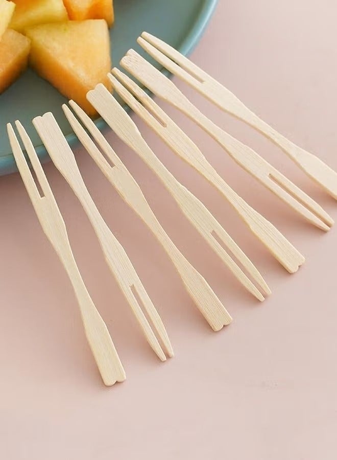 مجموعة شوكة ذات أطراف حادة من الخيزران مكونة من100 قطعة - Image 3