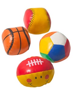 4 Piece Soft Plush Ball For Kids Lightweight And Durable