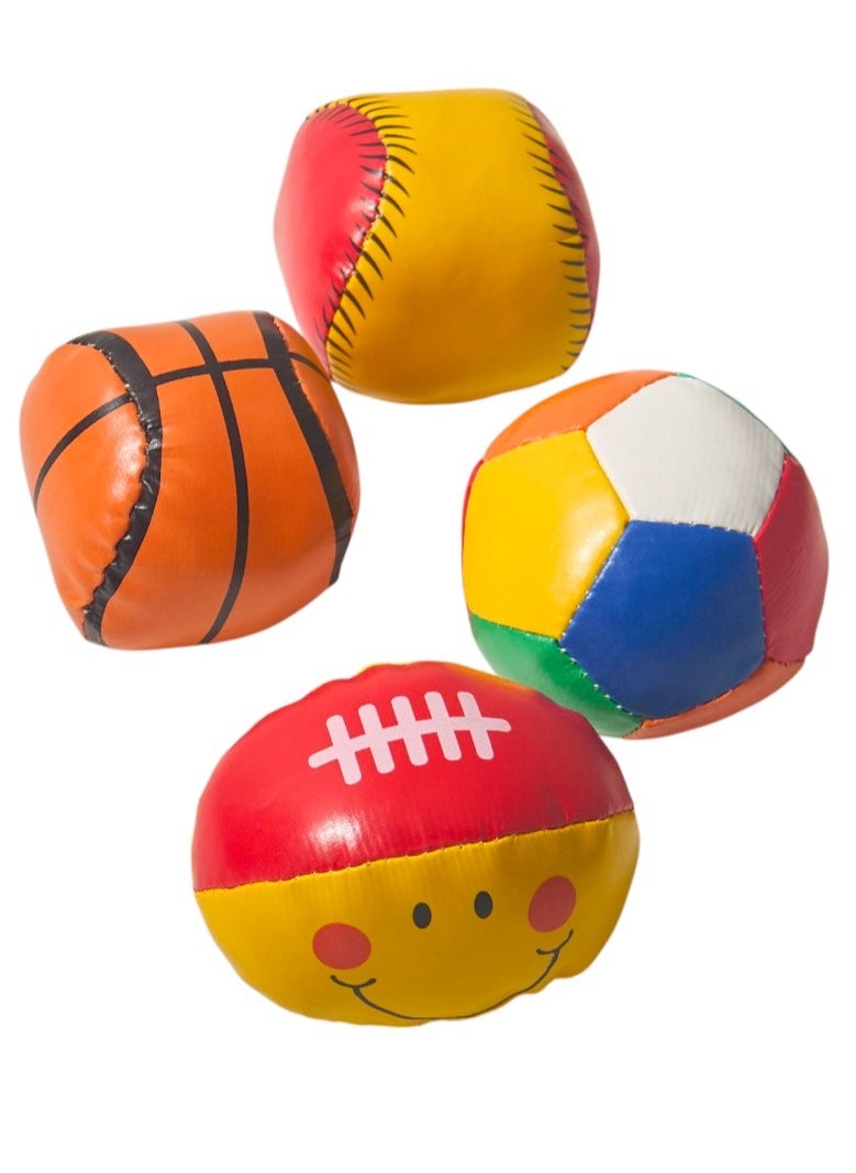 Generic - 4 Piece Soft Plush Ball For Kids Lightweight And Durable - Image 1