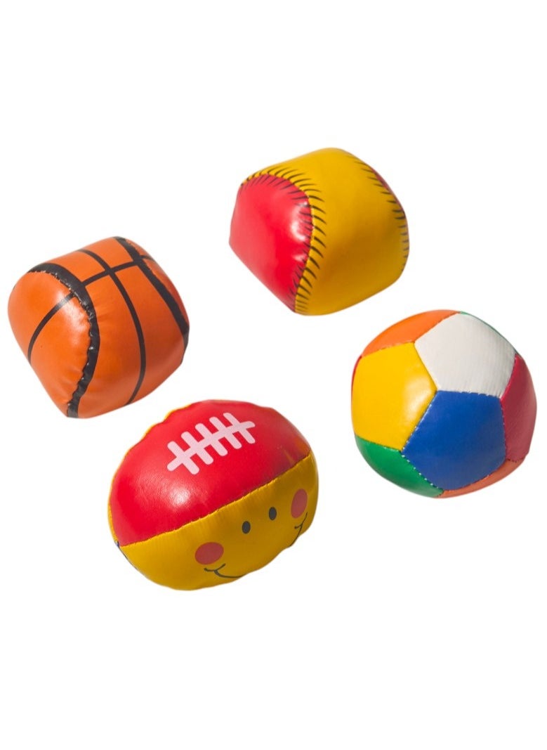 Generic - 4 Piece Soft Plush Ball For Kids Lightweight And Durable - Image 1