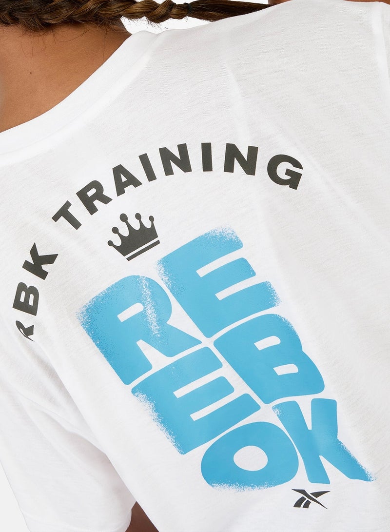 ريبوك تيشيرت جرافيك لوكس بجناح الخفاش - Image 3