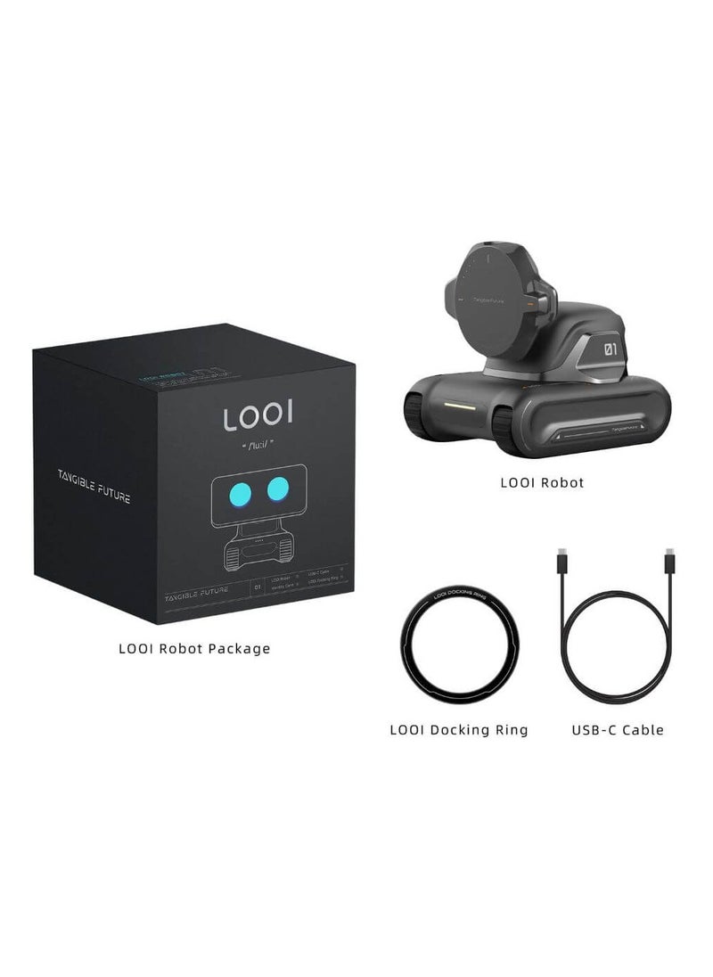 LOOIKOOS رفيق سطح المكتب LOOI Robot AI مع التفاعل الصوتي ChatGPT  - Image 3
