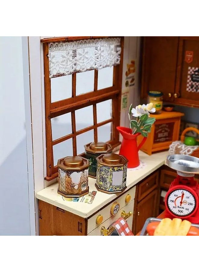 Green Miniature Coffee Tea Can Dollhouse Accessory Compatible With Mini Fridge - Image 5