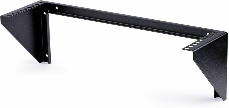 StarTech .com 3U 19" حامل رف عمودي مثبت على الحائط، حامل لوحة التصحيح المثبتة على الحائط لمعدات البيانات/AV/IT/الكمبيوتر، 3U رف للخزانة أو غرفة الخادم، يدعم 150 رطل (68 كجم)، TAA (RK319WALLV) - Image 1