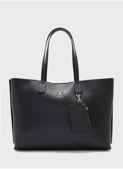 TOMMY HILFIGER Logo Detail Zip Over Tote  - Image 1