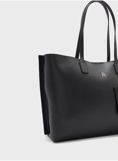 TOMMY HILFIGER Logo Detail Zip Over Tote  - Image 3