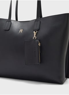 TOMMY HILFIGER Logo Detail Zip Over Tote  - Image 4