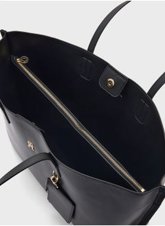 TOMMY HILFIGER Logo Detail Zip Over Tote  - Image 5