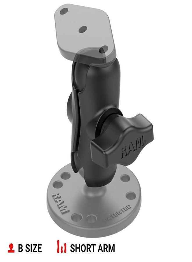 RAM Mounts RAP-B-201U-A Composite Double Socket Arm - Short Arm Compatible with B Size 1" Ball Components - Image 2