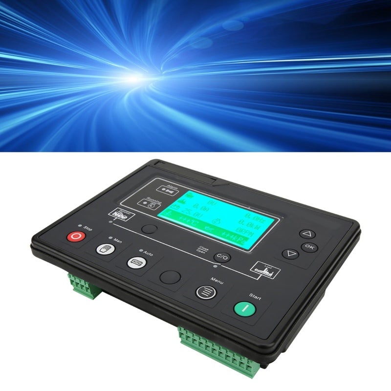 Generator Controller LCD Display Automated Monitoring Unit - Digital Intelligent 3-Phase Single-Phase Multilingual Operation for Generator Sets - Image 5