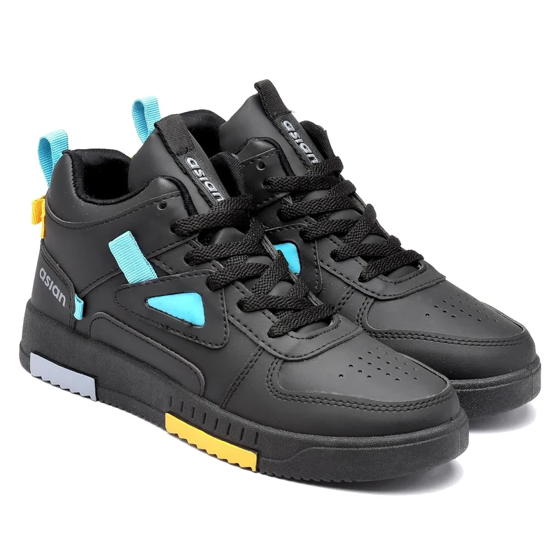 أسيان Black Casual Sneakers for Men and Boys