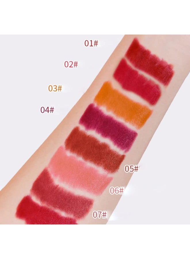 8 Pcs Mini Capsule Lipstick Set,  Smooth Long Lasting Non-stick Cup Lipstick, Mini Capsules Lipstick Velvet Matte Lipstick Set (red -8 colors) - Image 5