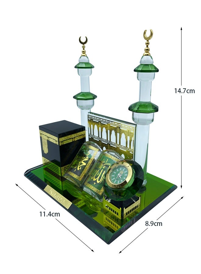 MHONGWEI Islamic Element Handicrafts, Home Decoration Gifts, Simplified Architectural Souvenirs, High-end Office Desktop Ornaments - Image 5