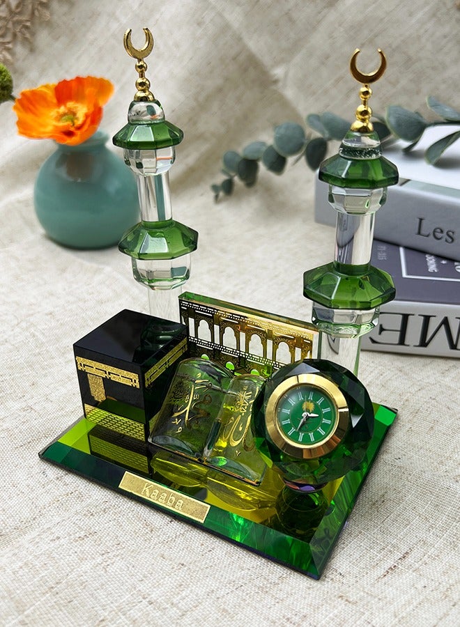 MHONGWEI Islamic Element Handicrafts, Home Decoration Gifts, Simplified Architectural Souvenirs, High-end Office Desktop Ornaments - Image 1